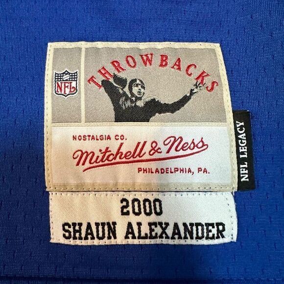 Shaun Alexander Seahawks Throwback stitched Jersey NFL Legacy Collection Men siz - Picture 3 of 10